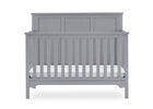 Textured Grey (1450) 2-Sweet Beginnings Sage Flat Top 6-in-1 Convertible Crib