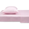 DCB: Pink Gingham (3022) 6-Pink Gingham 3-Piece Twin Sheet Set