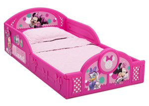 Minnie Mouse (1063) 3-Minnie Mouse 4-Piece Room-in-a-Box Bedroom Set - Includes Toddler Bed, Toy Bin & Desk with Chair