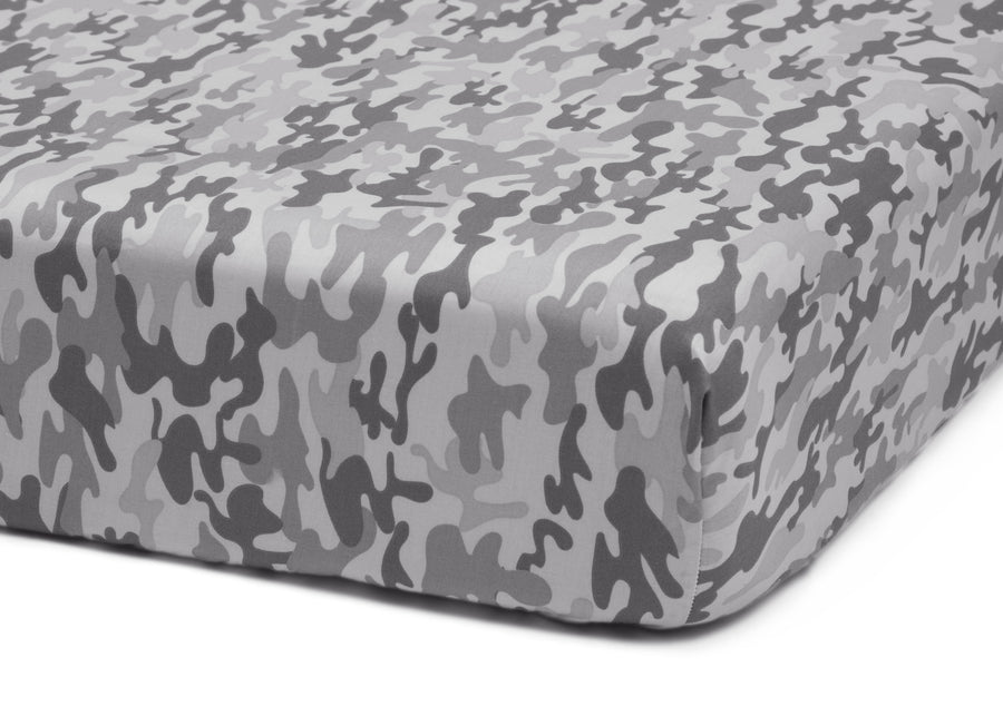 Grey Camo (3218) 4-Camo 3-Piece Twin Sheet Set
