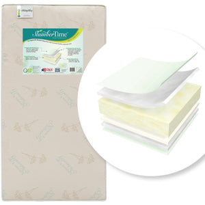 Simmons Kids Naturally 2 'n' 1 Convertible Mattress Left View a2a No Color (NO) 5-Simmons Kids® Naturally Crib and Toddler Mattress