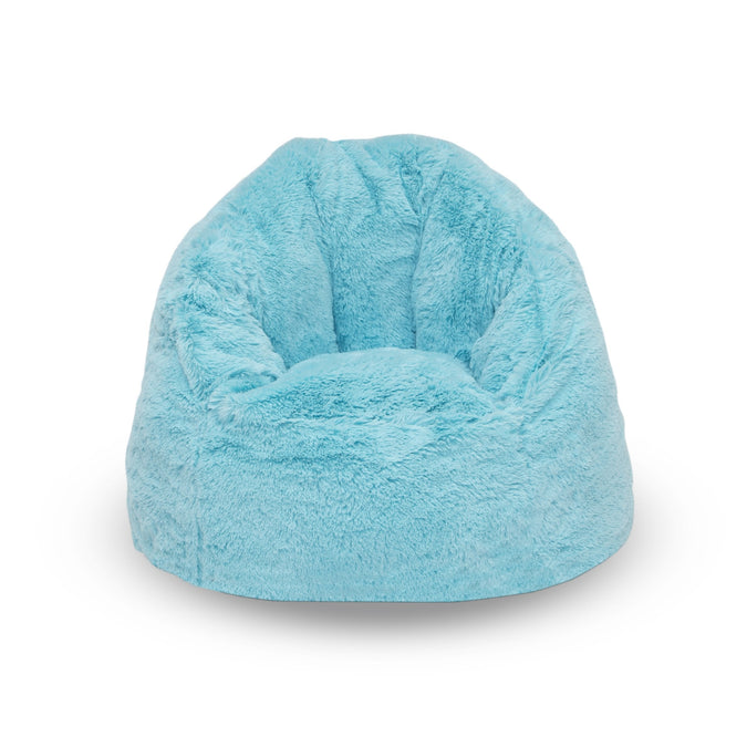 Aqua (2046) 9-Cozee Fluffy Chair, Toddler Size (For Kids Up to 6 Years Old)