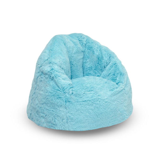 Aqua (2046) 10-Cozee Fluffy Chair, Toddler Size (For Kids Up to 6 Years Old)