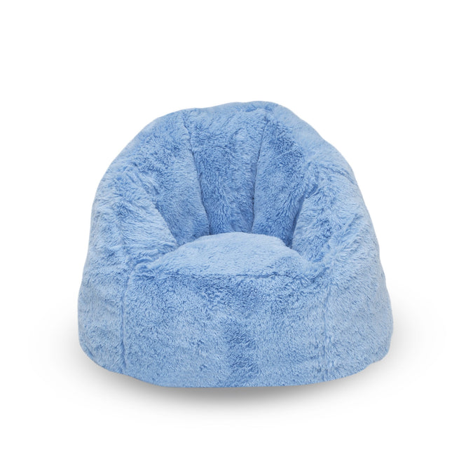 DCB: Blue (2027) 27-Cozee Fluffy Chair, Toddler Size (For Kids Up to 6 Years Old)