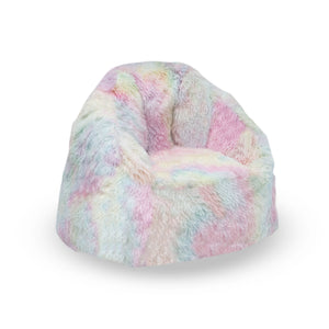 Tie-Dye (5055) 8-Cozee Fluffy Chair, Toddler Size (For Kids Up to 6 Years Old)