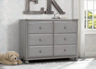Simmons Kids Storm (161) Cortona 6 Drawer Dresser, Room Shot, b1b 4-Cortona 6 Drawer Dresser