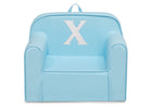 X 94-Personalized Monogram Light Blue Cozee Chair