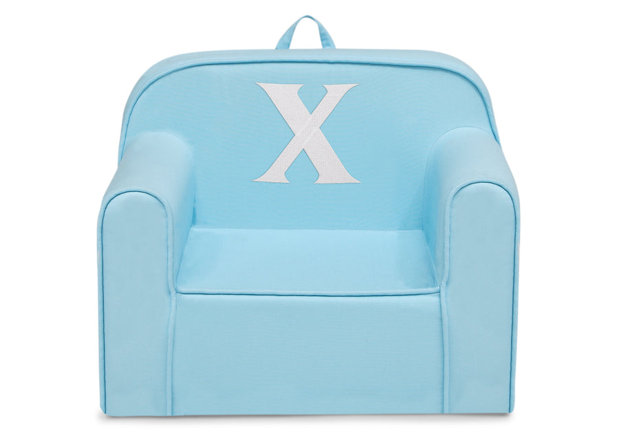 X 94-Personalized Monogram Light Blue Cozee Chair