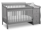 Grey (026) 3-Princeton Junction Convertible Crib and Changer