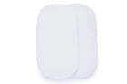 White (100) 4-Fitted Bassinet Sheet Set, 2-Pack - Compatible with the Following Delta Children Bassinet: 25402