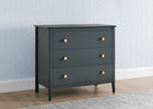 Charcoal Grey with Natural (1410) 1-Casey 3 Drawer Dresser