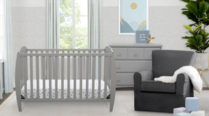 Grey (026) 18-Taylor 4-in-1 Convertible Crib