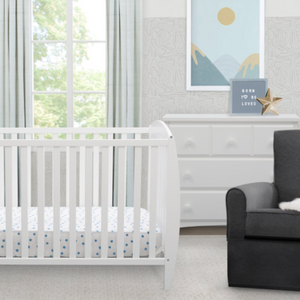 Taylor 4-in-1 Convertible Crib Bianca White 13-Taylor Collection