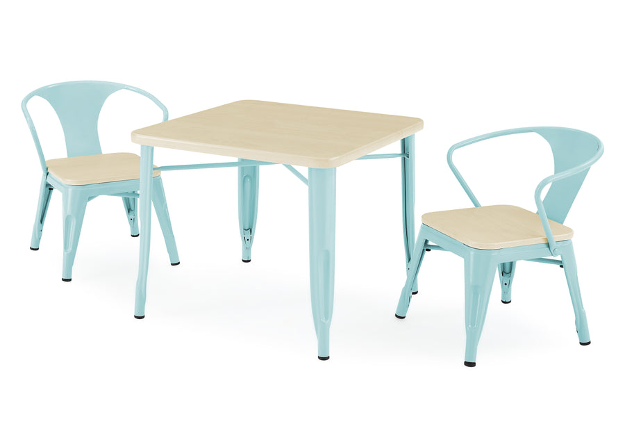 Aqua with Natural (478) 19-Bistro Kids Play Table (Chairs Not Included)