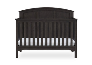 Textured Stone Grey (1460) 12-Sweet Beginnings Sage Curve Top 6-in-1 Convertible Crib