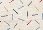 Assorted (999) 4-Colored Sprinkles Hand-Tufted 100% Wool Area Rug 5x8