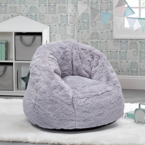 Toddler Snuggle Chair Grey Suede (5000) 46