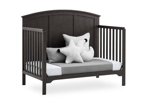 Textured Stone Grey (1460) 15-Sweet Beginnings Sage Curve Top 6-in-1 Convertible Crib