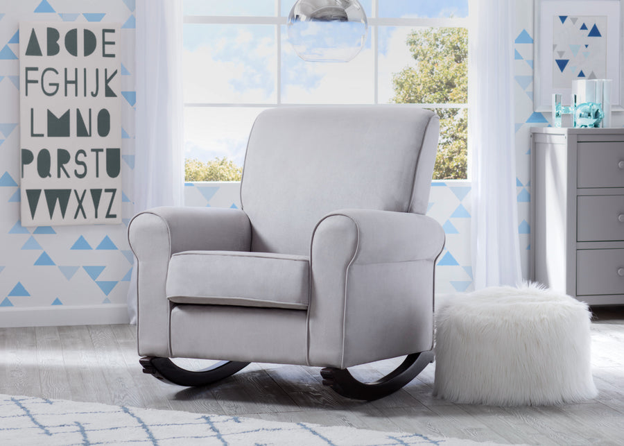 Dove Grey (034) 1-Rowen Nursery Rocking Chair