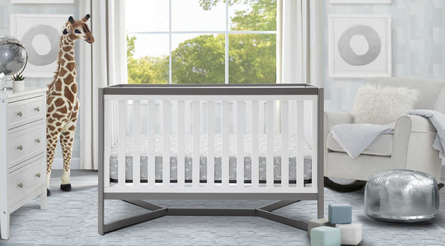 Tribeca 4-in-1 Nursery Set White with Grey 2-Tribeca Collection