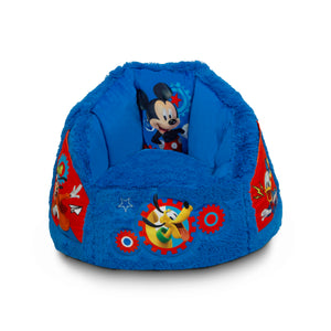 Mickey Hot Dog (1054) 2-Mickey Mouse Cozee Fluffy Chair, Toddler Size (for Kids Up to 6 Years Old)