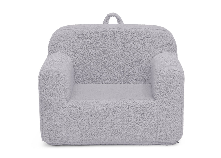 Grey Sherpa (5031) 2-Cozee Sherpa Chair for Kids