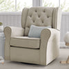 Creme (282) 10-Emerson Nursery Glider Swivel Rocker Chair