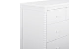 Bianca White (130) 10-Saint 4 Drawer Dresser with Changing Top