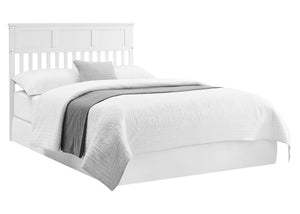 Bianca White (130) 10-Sweet Beginnings Hart Flat Top 6-in-1 Convertible Crib