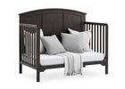 Textured Stone Grey (1460) 14-Sweet Beginnings Sage Curve Top 6-in-1 Convertible Crib