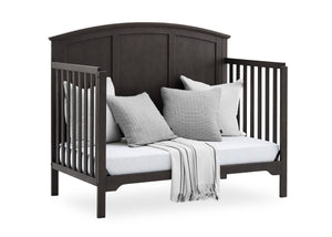 Textured Stone Grey (1460) 16-Sweet Beginnings Sage Curve Top 6-in-1 Convertible Crib