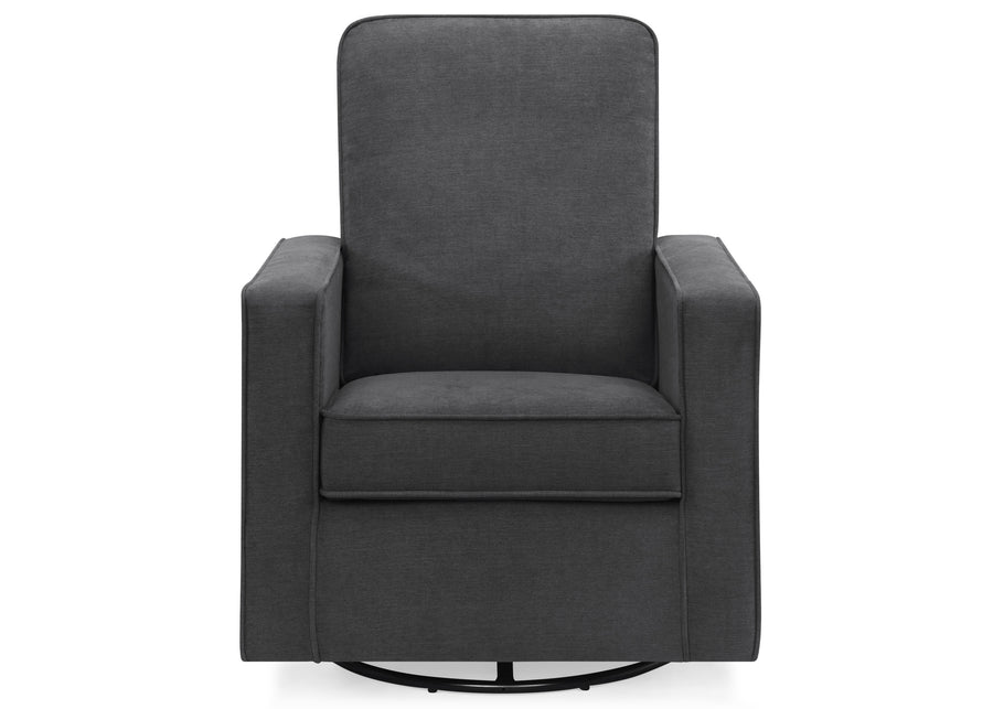 Dark Grey (1455) 11-Skye Nursery Glider Swivel Chair with LiveSmart Fabric
