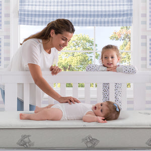 No Color (NO) 21-Serta Perfect Sleeper Cheery Days Crib and Toddler Mattress