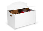Textured White (1349) 6-Newport Wood Toy Box