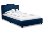 Navy (1310) 2-Upholstered Twin Bed