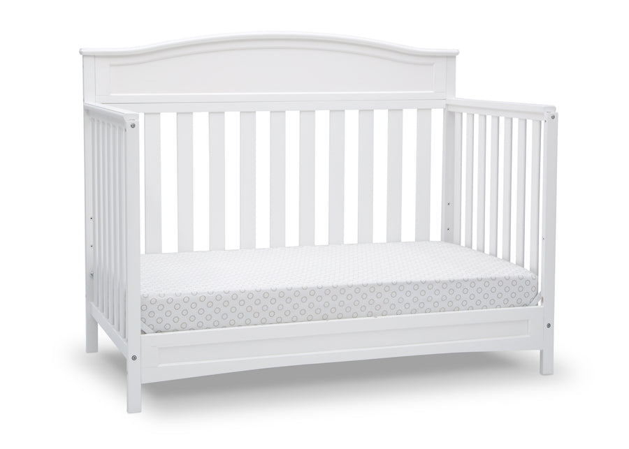 White (100) 5-Emery 4-in-1 Convertible Crib