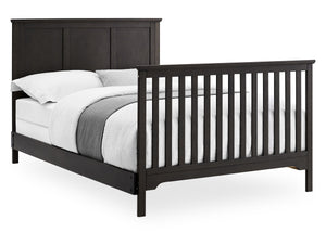 Textured Stone Grey (1460) 17-Sweet Beginnings Sage Flat Top 6-in-1 Convertible Crib