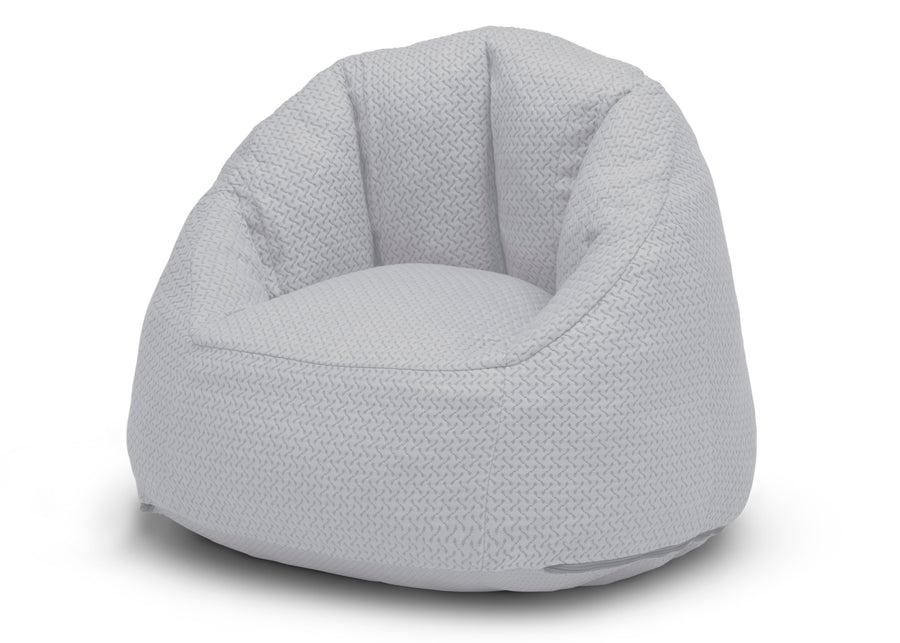 iComfort Grey (5080) 4-iComfort Fluffy Chair with Memory Foam Seat for Kids