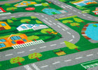 City Life (3403) 7-Extra Large Road Map Activity Rug for Girls and Boys - 78-inch L x 54-inch W