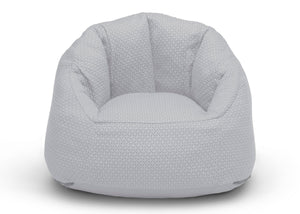 iComfort Grey (5080) 2-iComfort Fluffy Chair with Memory Foam Seat for Kids