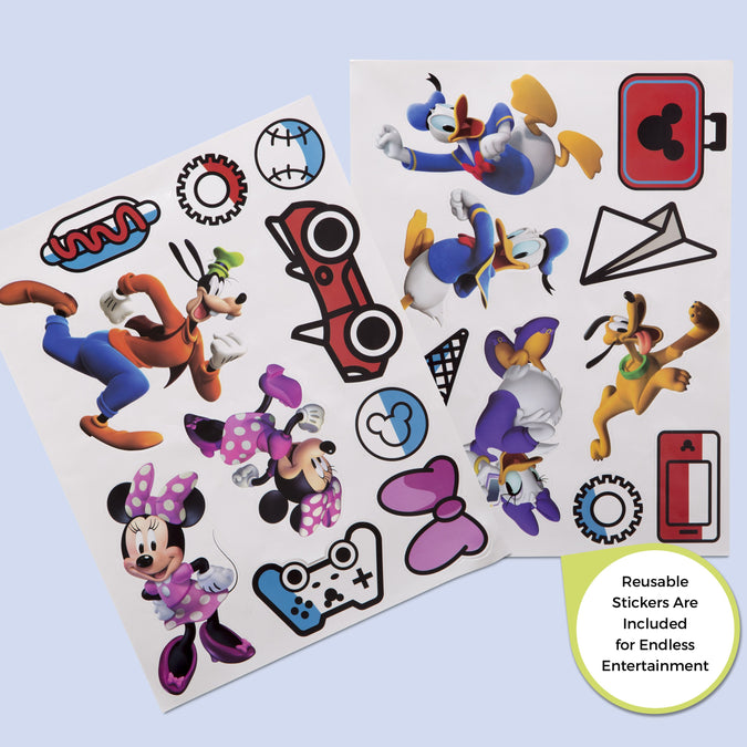 Mickey Hot Dog (1054) 5-Mickey Mouse 4-Piece Playroom Solution  – Set Includes Table and 2 Chairs and 6-Bin Toy Organizer