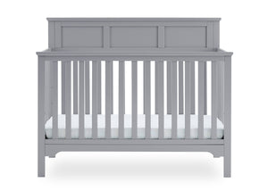 Grey (026) 20-Sweet Beginnings Hart Flat Top 6-in-1 Convertible Crib