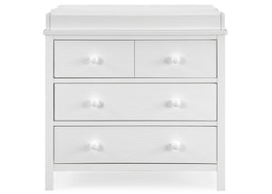 Textured White (1349) 23-Sweet Beginnings 3 Drawer Dresser