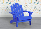 Navy (2747C) 2-Kids Wood Adirondack Chair for Indoor & Outdoor Use