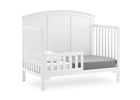 Textured White (1349) 20-Sweet Beginnings Sage Curve Top 6-in-1 Convertible Crib