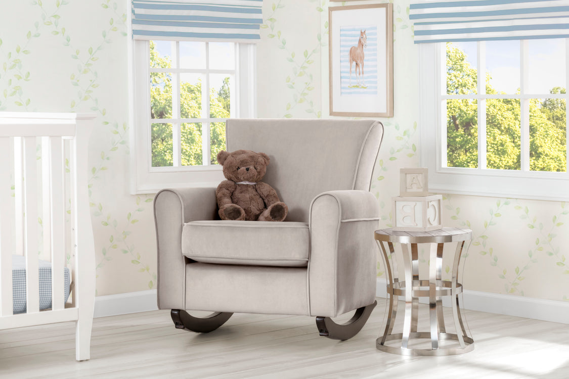 Lancaster Rocking Chair featuring LiveSmart Fabric by Culp