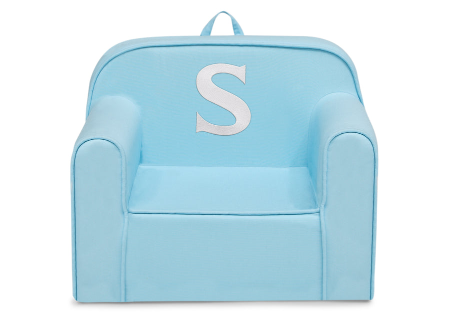 S 74-Personalized Monogram Light Blue Cozee Chair