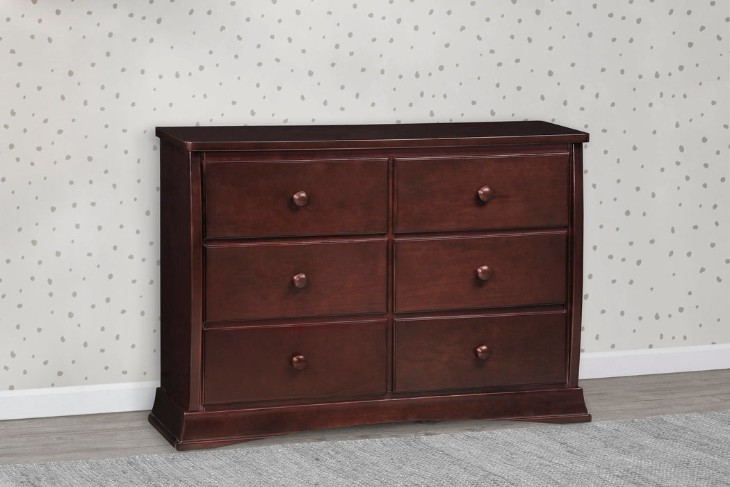 Delta Children Chocolate (204) Bentley 6 Drawer Dresser 
