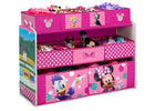 Minnie Mouse (1063) 4-Minnie Mouse Deluxe 9 Bin Design and Store Toy Organizer