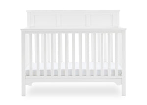 Bianca White (130) 4-Sweet Beginnings Hart Flat Top 6-in-1 Convertible Crib